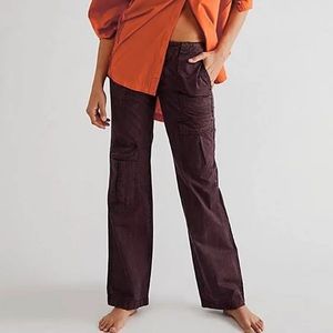 NWT Free People The Thing Is Low Rise Cargo Pants